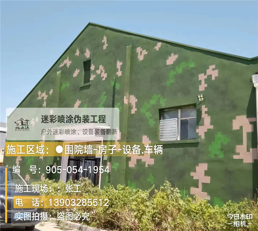 黔东南外墙数码迷彩漆施工报价清单（100㎡标准墙面测算）